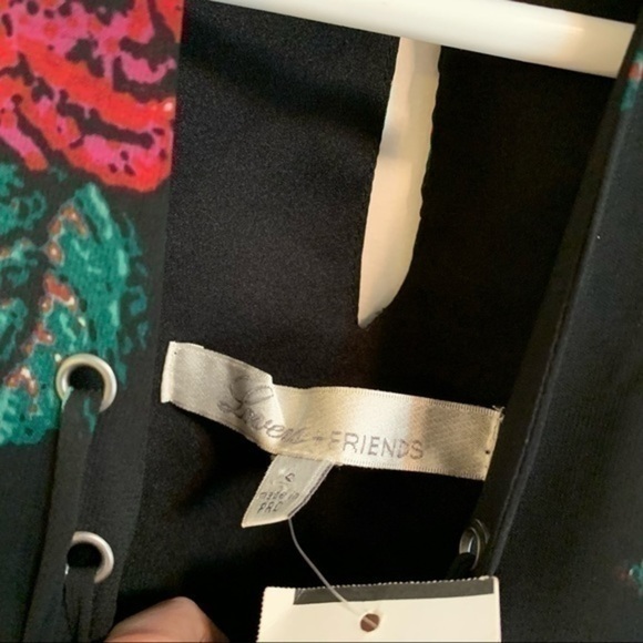 Lovers + Friends floral long sleeve sheer romper NWT - Picture 7 of 7